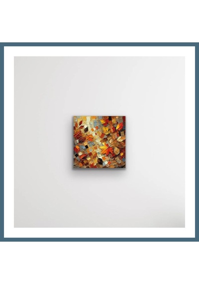 Agc Uygun Sepet Sonbahar Mevsimi Kanvas Tablo 60x60cm Agc Çok Renkli