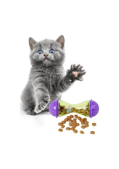 Mor Oyuncak İnteraktif Kedi Ödül Mamalı
