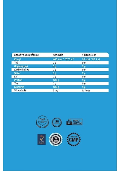 Vitalest Glutamin Pure / Micronized Form 300 Gr.