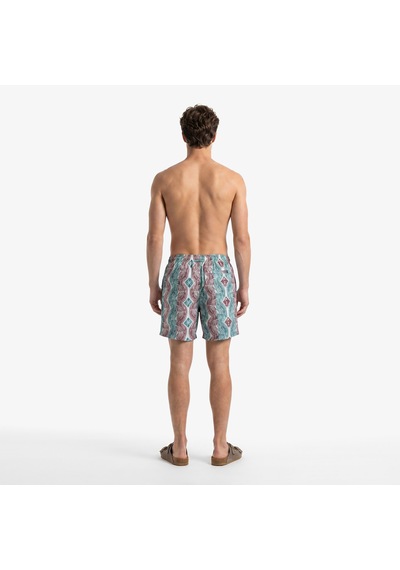 Nautica Erkek Mavi Regular Fit Desenli Deniz Şortudesenlit65533t