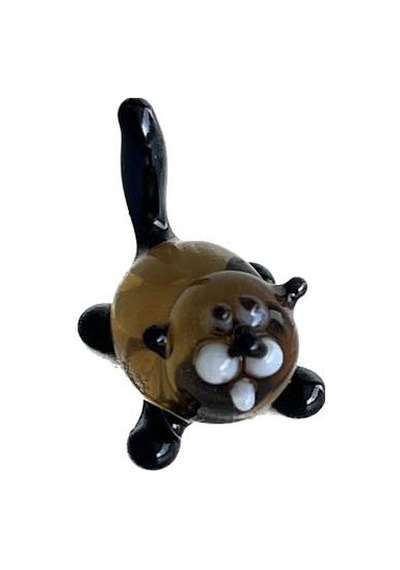 El Yapımı Mini Murano Cam Sincap Biblo A120-03