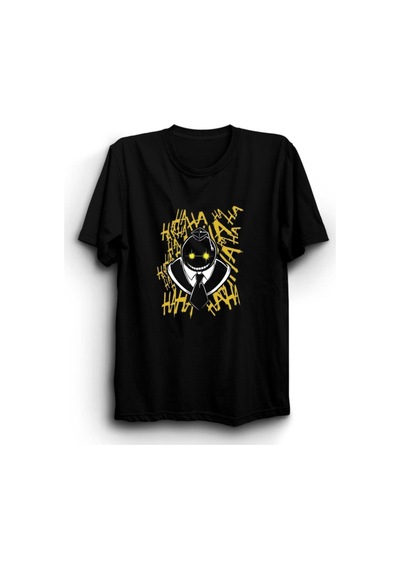 Alliensensei Anime Baskılı Tshirt SIYAH