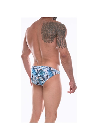 Don Moris Erkek Desenli Slip (Dm072263) Gri Melanj