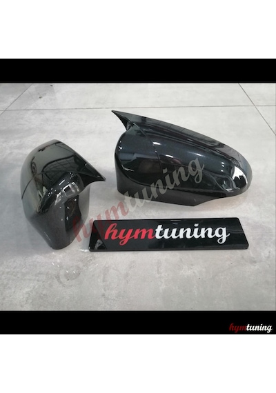 Toyota Uyumlu Yaris Yarasa Ayna Kapağı - 2011 - 2017. Piano Black