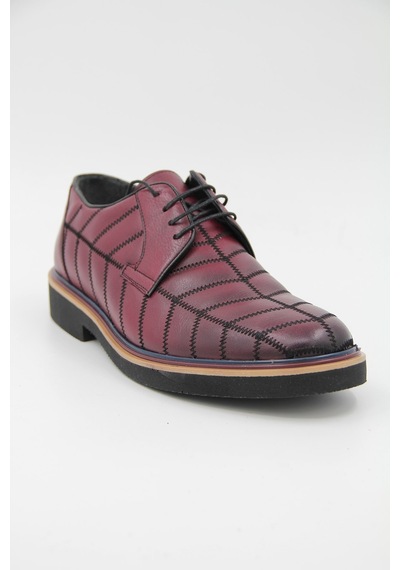 Cabani 225 Erkek Klasik Ayakkabı - Bordo-bordo