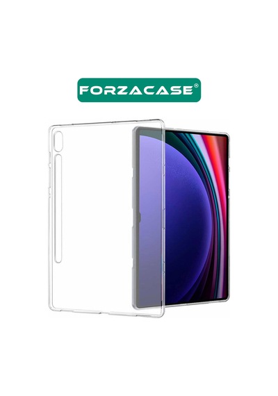 Forzacase Samsung Galaxy Tab S7 Fe T737 12.4 İle Uyumlu Silikon Kılıf Buzlu Şeffaf - Fc013 Şeffaf