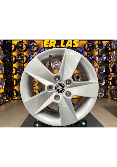 4 Adet Skoda  7 16 5 112 Et45 57.1 Sılver Jant Revize Edilmiş Takım