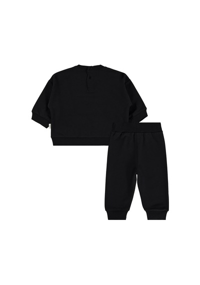 Civil Baby Fırfırlı Basic 6-18 Ay Takım - Siyah
