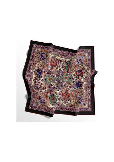 İpekal Soft Pamuk Eşarp - 05403-1018 - 90 X 90 / Siyah - 15 Siyah - 15
