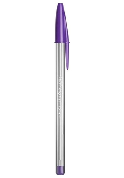 Bic Crıstal 16 Mm Mor Tükenmez Kalem Çok Renkli