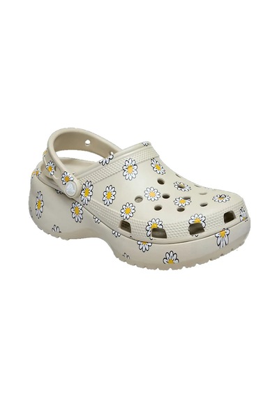 Crocs 212668-1wy Classic Platform Floral Clog Kadın Sandalet Çok Renkli