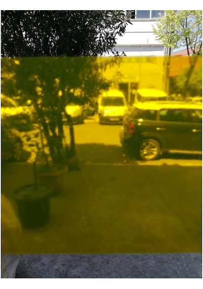 Tranparan Renkli Cam Folyosu