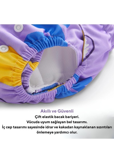 Bambino Mio Yıkanabilir Bebek Bezi 0-54 Ay Boom Standart