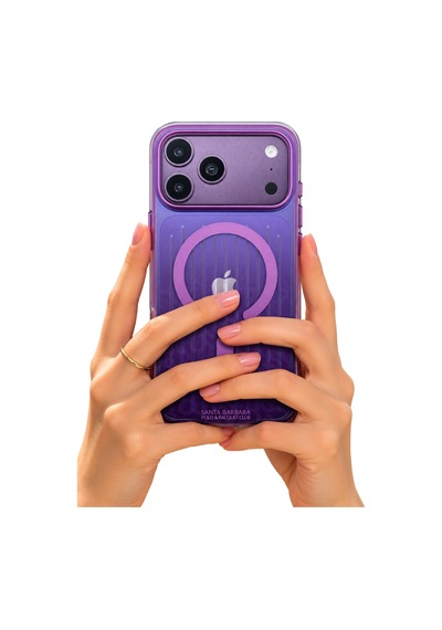 Sbprc İphone 18 Pro Max / 17 Pro Max Dalgalı Esnek Darbelere Dayanıklı M-safe Özellikli Jeremy Kapak Bordo
