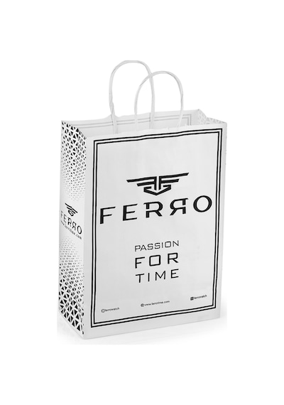 Ferro Fm40160a-d Quartz Çelik Sarı-gri 42 Mm Erkek Kol Saati Altın - Gri