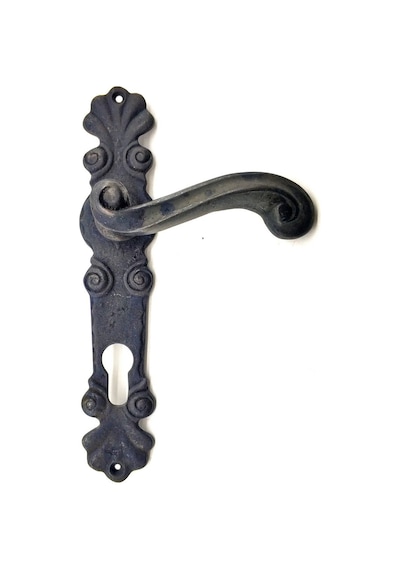 Cntma Antika Tarz Dekoratif Pirinç Okyanus Oda Kapı Kolu - 230x46 Mm, Oksit