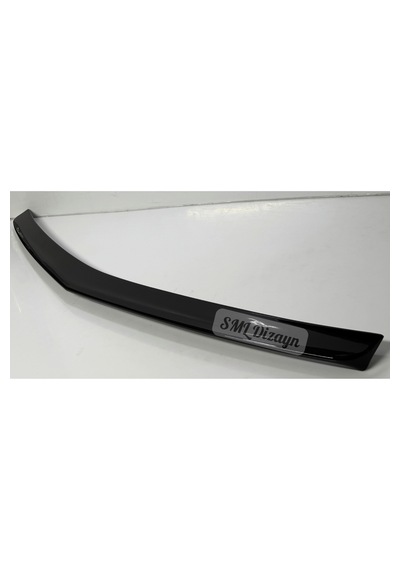 Mercedes W212 2009-2016 Amg Stil Bagaj Üstü Spoiler - Piano Black Plastik