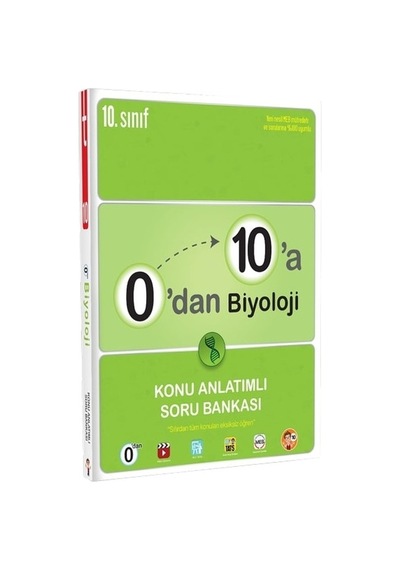 Tonguç Akademi 0'Dan 10'A Biyoloji Konu Anlatımlı Soru  Bankası