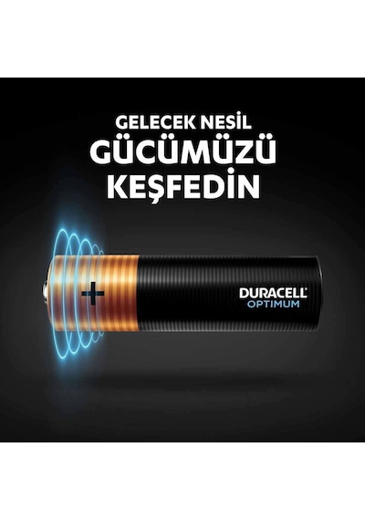 Duracell 4'lü Optimum AA Kalem Pil