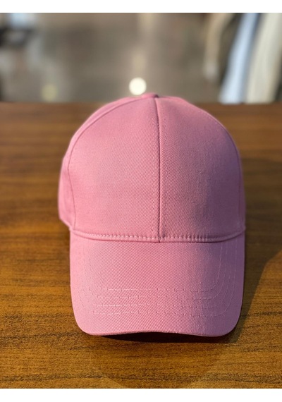 Hamze Basic Model Düz Pembe Renk Cap Şapka