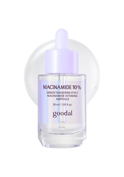 Goodal%10 Niacinamide İçerikli Ampul Goodal Green Tangerine Vita C Niacinamide 10 Toning Ampoule