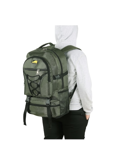 Strong Bag Strong Büyük Boy Körüklü Sırt Çantası, Dağcı Kamp Sırt Çantası Haki Yeşil