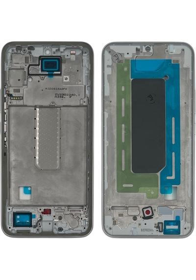 Teknonet Samsung Galaxy A34 4g Uyumlu Batarya Kapaklı Boş Kasa - Gümüş Gümüş