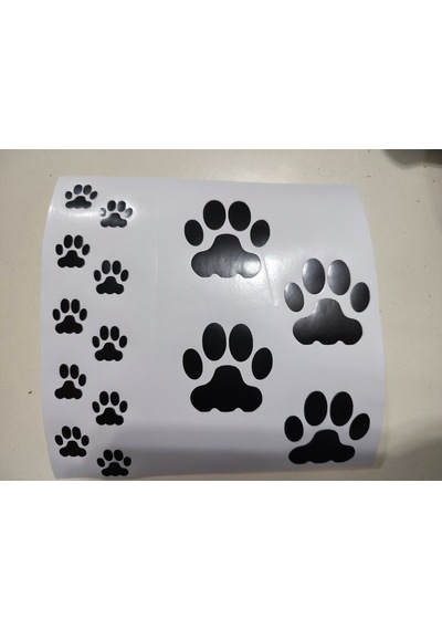 Pati Desenli Siyah Sticker Diğer