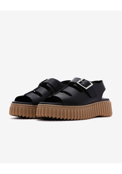 Clarks Torhill Seam Kadın Siyah Sandalet 26172064 Siyah