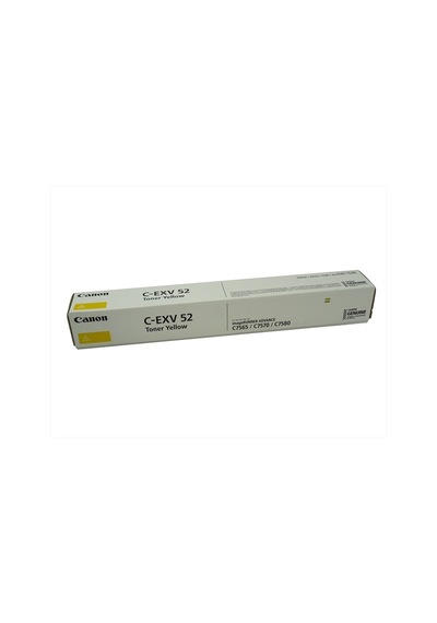 Canon Toner C-Exv 52 Yellow. C 7565. C 7570. C 7580