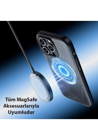 Dux Ducis Apple Uyumlu iPhone 15 Pro Magsafe Premium Buzlu Sert Pc-tpu Kılıf