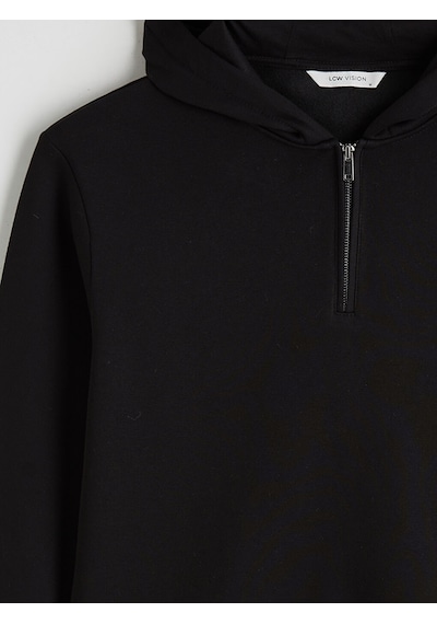Lcw Vision Siyah Uzun Kollu Erkek Hoodie