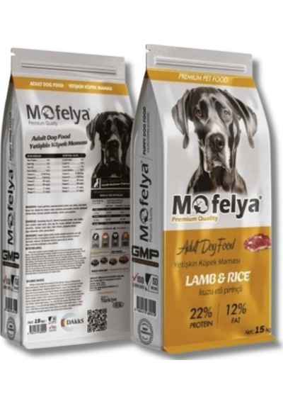 Mofelya Yüksek Proteinli Yetişkin Köpek Maması 15 Kg