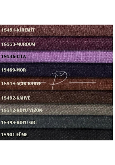 Keten Fon Katlamalı Perde 1. Kalite Natural Keten/Krem Renk Krem