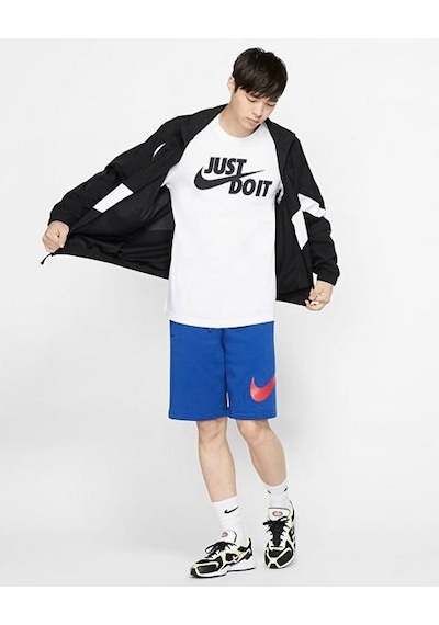 Nike Ar5006-100 M Nsw Tee Just Do It Swoosh Erkek Spor Tişört Beyaz