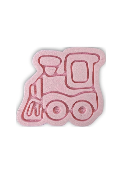 Pomerol Pembe Tren Dolap Kulpu - Çocuk Odası, Mutfak Ve Banyo Dolapları İçin Eğlenceli Ve Modern Kulp