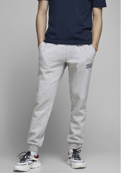 Jack & Jones Paçası Lastikli Eşofman Altı 12178421 Light Grey Melange Açık Gri - Turuncu Jack & Jones Paçası Lastikli Eşofman Altı 12178421 Light Grey Melange Açık Gri - Turuncu