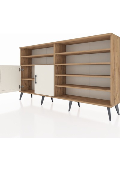 Arges Konsol 7 Raflı 2 Kapaklı 176x30x99 Çam-aytaşı Aytası/aytası - Atlas Çam Arges Konsol 7 Raflı 2 Kapaklı 176x30x99 Çam-aytaşı Aytası/aytası - Atlas Çam