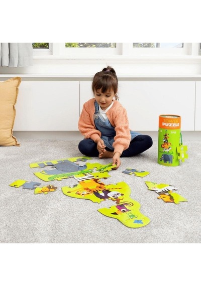 Crocodile Creek Dev Kule Puzzle 30 Parça Orman