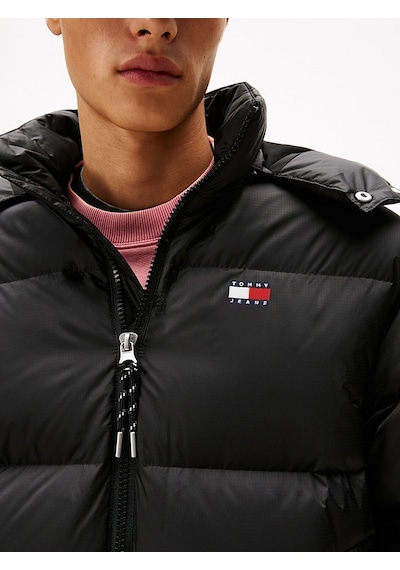 Tommy Hilfiger Tjm Alaska Down Puffer Ext Erkek Siyah Mont - Dm0dm22036