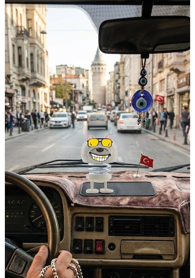 Zipp Zipp Hayvanlar Yaylı Sallanan Dekoratif Oyuncak 1 Adet 6 Farklı Model, Araç İçi Ve Masaüstü S Renk