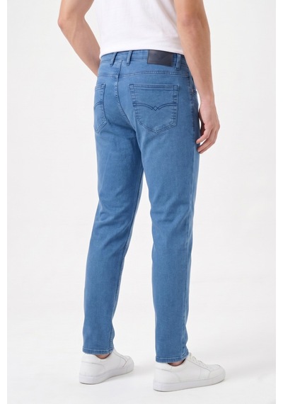 Dynamo Erkek Klasik Kalıp Jeans Pantolon 1701 Bgl-st05355 Mavi