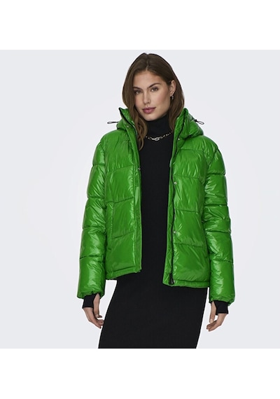 Only Onlannlouis Premium Puffer Jkt Otw Kadın Günlük Mont 15287919-green-bee Yeşil