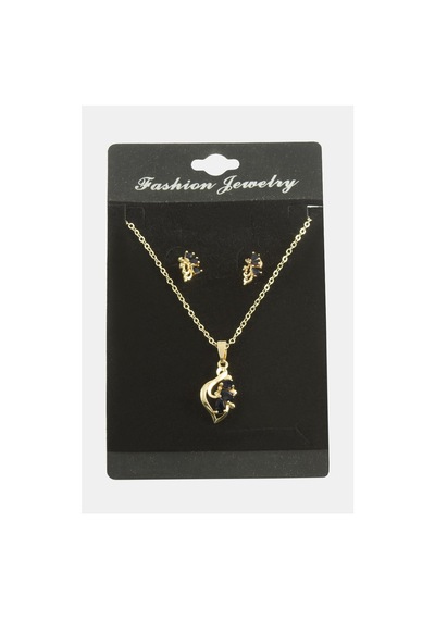 Çiçek Zirkon Taşlı Set Kolye 11 52371632