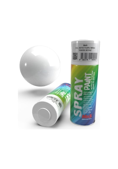 Mxs Sprey Boya 400 Ml Ral9016 Trafik Beyaz 9016