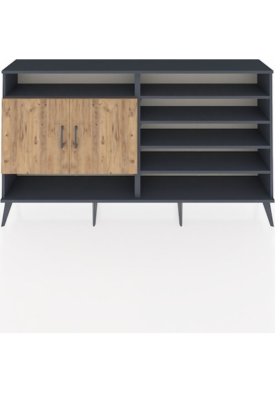 Arges Konsol 7 Raflı 2 Kapaklı 176x30x99 Antrasit-çam/antrasit Antrasit-çam/antrasit Arges Konsol 7 Raflı 2 Kapaklı 176x30x99 Antrasit-çam/antrasit Antrasit-çam/antrasit