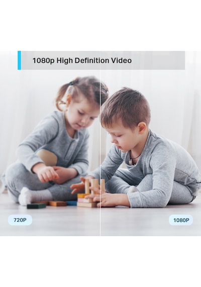 TP-Link Tapo C200 FHD 1080p Wi-Fi Kamera + Sandisk 128GB MicroSD
