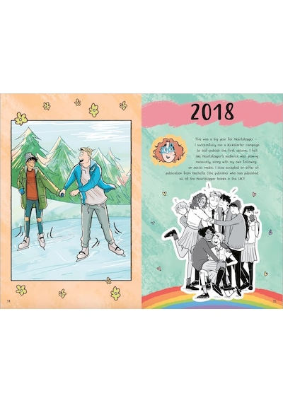 The Heartstopper Yearbook: Boy Meets Boy İn The Phenomenal Graphic Novel Series, Also On Netflix Çok Renkli