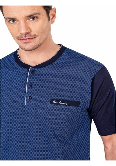Pierre Cardin Yazlık Damatlık 3'Lü Pijama Takımı Kutulu 5481