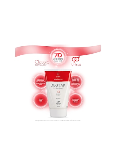 Deotak Krem Deodorant 35ml Classic Normal Cilt 4 Lü Set